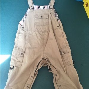 Burberry little boys overalls